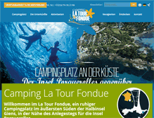 Tablet Screenshot of camping-latourfondue.de.com